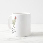 Mug Madame folle de poulet (Devant gauche)