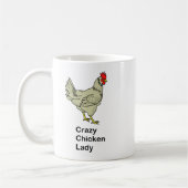 Mug Madame folle de poulet (Gauche)
