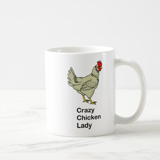 Mug Madame folle de poulet (Droite)