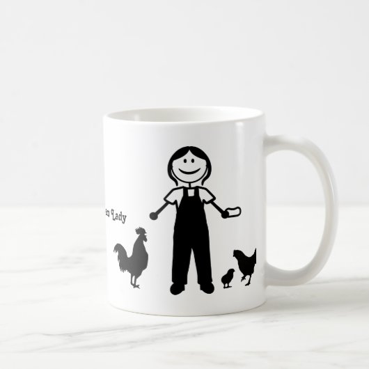 Mug Madame folle de poulet (Droite)