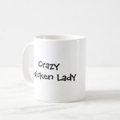 Mug Madame folle de poulet (Devant gauche)
