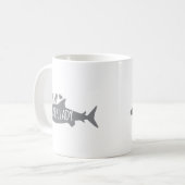 Mug Madame folle de requin (Devant gauche)