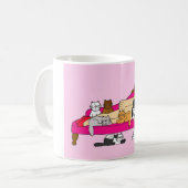 Mug Madame folle humeur de chat (Devant gauche)