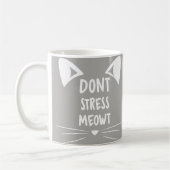 Mug Madame Gift de Kitty de blanc gris - ne soumettez (Gauche)