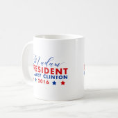 Mug Madame la Présidente Hillary Clinton (Devant gauche)
