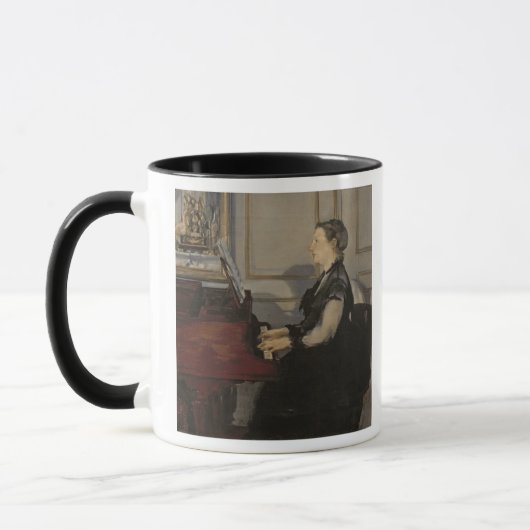 Mug Madame Manet au piano, 1868 de Manet | (Gauche)