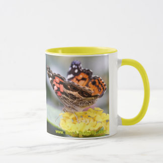 Mug Madame peinte par Américain Butterfly Lifecycle