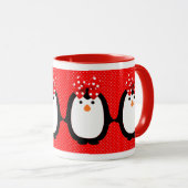 Mug Madame Penguins de Singin avec le quartet de (Devant droit)