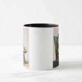 Mug Madame Taking Coffee, plat de mode, c.1695 (Centre)