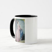 Mug Madame tenant des fleurs dans son jupon (Devant gauche)