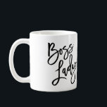Mug Madame Trendy Lettering de patron<br><div class="desc">Madame de patron.</div>
