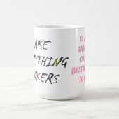 Mug Made for Carol rose script drôle style (Centre)