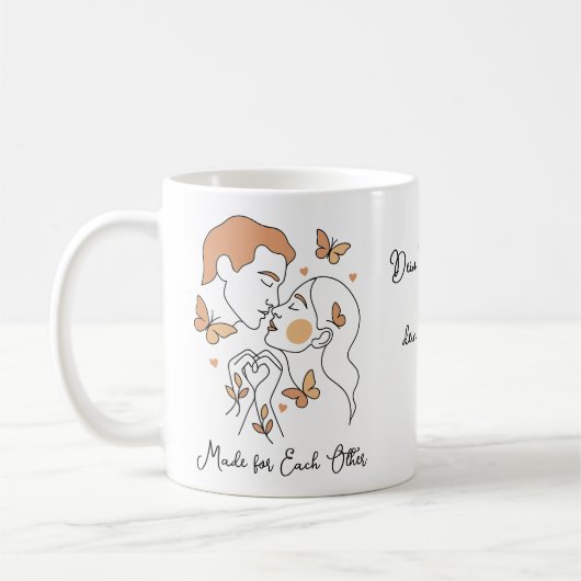 Mug Made for each other , linéaire (Gauche)