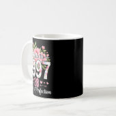 Mug Made In 1997 Floral 28th Birthday Women 28 Years O (Devant gauche)