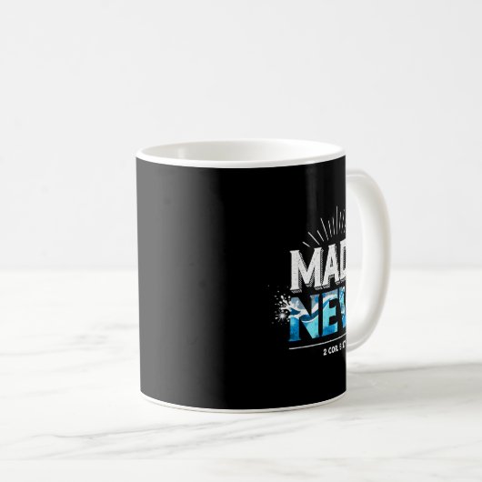 Mug Made New Baptized Baptism  (Devant droit)