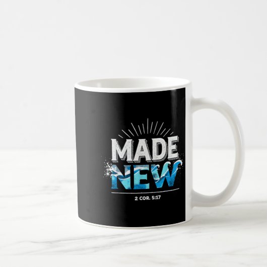 Mug Made New Baptized Baptism  (Droite)