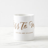 Mug Mademoiselle à Madame Écriture Moderne Bohème Ente (Centre)