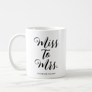 Mug Mademoiselle à Madame Enterrement de Vie de Jeune