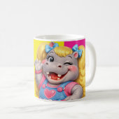 Mug Mademoiselle Hippo (Devant droit)