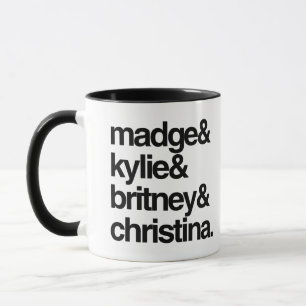 Mug Madge Kylie Britney et Christina