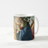 Mug Madone adorant l'Enfant avec 5 anges Botticelli (Devant droit)