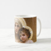 Mug Madone aux roses de Bouguereau (Devant droit)