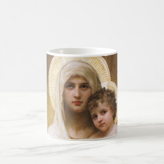 Mug Madone des roses de Bouguereau (Centre)