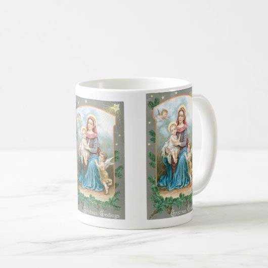 Mug Madonna avec Christ Child (Devant droit)