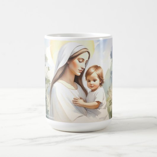 Mug Madonna avec l'enfant Jésus (Centre)