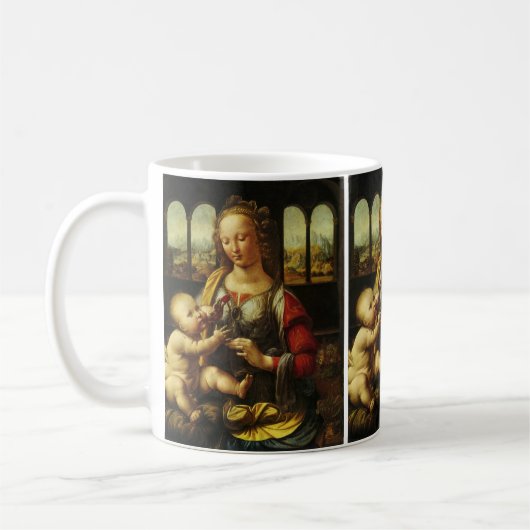 Mug Madonna de la Carnation par Léonard de Vinci (Gauche)