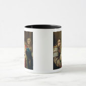 Mug Madonna et enfant avec des saints John, Anna et (Centre)