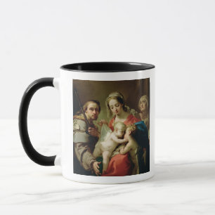 Mug Madonna et enfant avec des saints John, Anna et