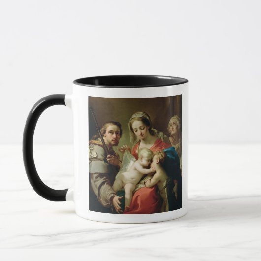 Mug Madonna et enfant avec des saints John, Anna et (Gauche)
