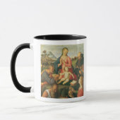 Mug Madonna et enfant avec des solides solubles. (Gauche)