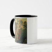 Mug Madonna et enfant avec St John le baptiste (huile (Devant gauche)