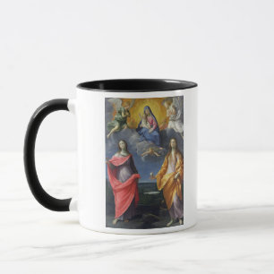Mug Madonna et enfant avec St Lucy et Mary Magdalene