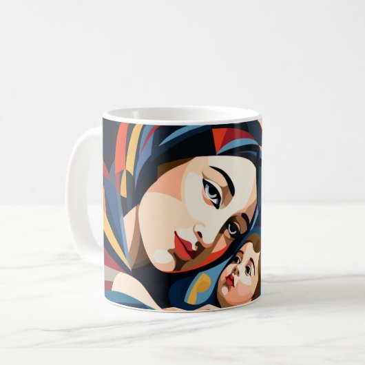 Mug Madonna version 36 (Devant gauche)