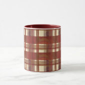 Mug Madras Plaid Fall Red (Centre)