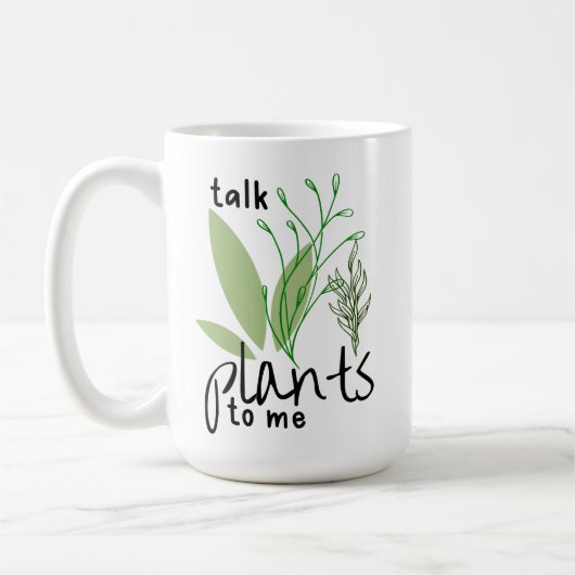 Mug M'adresser des Plantes (Gauche)