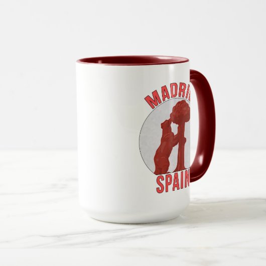 Mug Madrid Espagne (Devant droit)