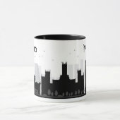 Mug Madrid, Espagne horizon noir et blanc de | de (Centre)