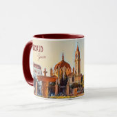 Mug Madrid Espagne Tourisme souvenir (Devant gauche)