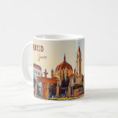 Mug Madrid Espagne Tourisme souvenir (Devant gauche)