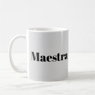 Mug Maestra Chef d'orchestre Pianiste Musicienne Thème