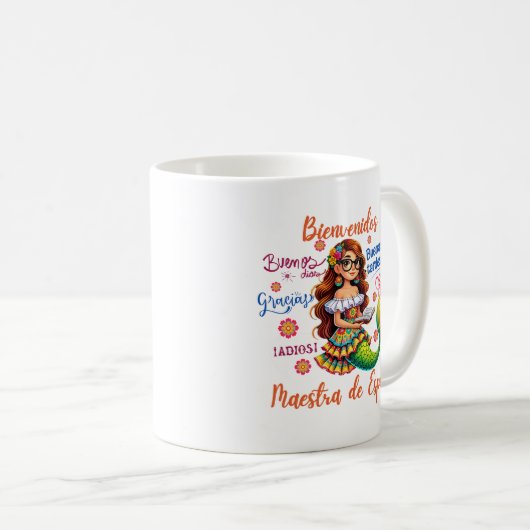 Mug Maestra de Español (Devant droit)
