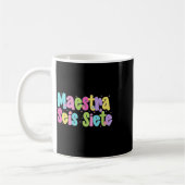 Mug Maestra Seis Siete 67 Professeur bilingue espagnol (Gauche)