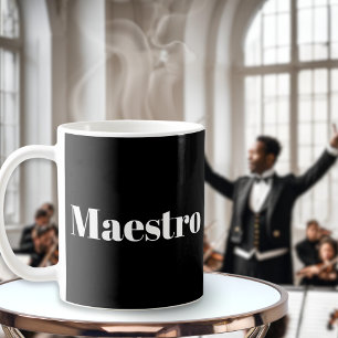 Mug Maestro Chef d'orchestre Pianiste Musicien Thème m