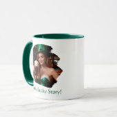 Mug Maeve en corset émeraude Irish Pub St Patrick's Da (Devant gauche)