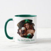 Mug Maeve in Emerald Corset Irish Pub St Patrick's Day (Gauche)