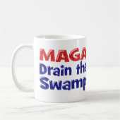 Mug MAGA Drainer le marais rouge bleu (Gauche)